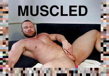 masturbation, gay, musclé