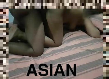 asiatisk, doggy-style, anal, milf