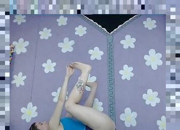 Yoga Workout Beginner Class Live Streaming Latina Flashing Nip Slip