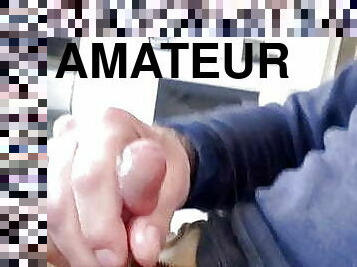 papa, masturbation, orgasme, amateur, ejaculation-sur-le-corps, gay, maison, secousses, ejaculation, famille