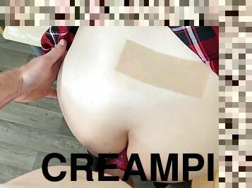 anal, cumshot, gigantisk-kuk, creampie, pov