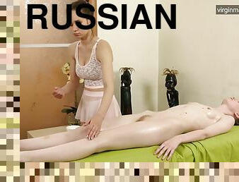 Russian Teenie Domna Svistok Gets Hardcore Massaged