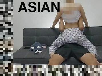 L3lackrose - thai teen fucking on the sofa ????????????? ?????????????
