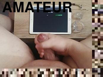 grosse, masturbation, amateur, gay, branlette, belle-femme-ronde, joufflue, ejaculation, européenne, euro