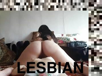 orgasm, fitta-pussy, lesbisk, sprut, brunett