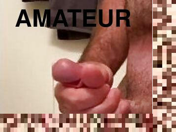 grosse, masturbation, amateur, ejaculation-sur-le-corps, branlette, belle-femme-ronde, ejaculation, solo, réalité, bite