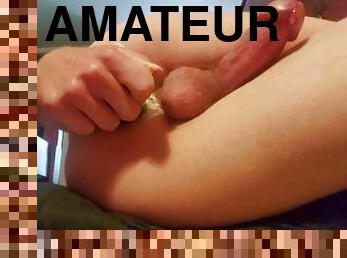 mastürbasyon-masturbation, amatör, anal, üstüneyüzüne-boşalma, tek-kişilik, sebze