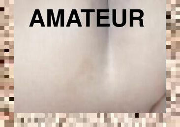 cul, chatte-pussy, amateur, ébène, énorme-bite, ejaculation-interne, baby-sitter, bite