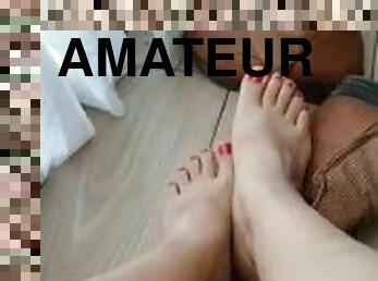 amateur, latina, pieds, mignonne, fétiche, solo, réalité