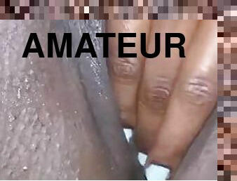 mastürbasyon-masturbation, boşalma, amcık-pussy, amatör, siyahi-kadın, bakış-açısı, azgın, tatlı, tek-kişilik, göt-deliği