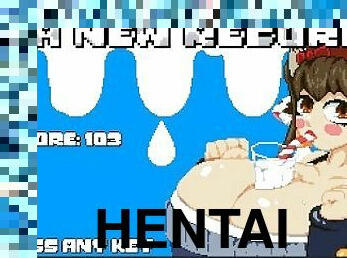 tate-mari, hentai, simpatica, tate, lapte, imens, chelnerita