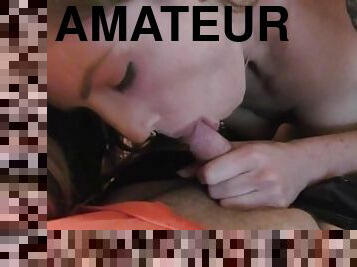 storatuttar, pappa, masturbation, amatör, brudar, avsugning, sväljer, juckande, pov, trosor