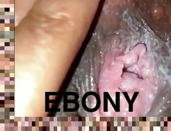 Ebony MILF Throbbing Pussy POV