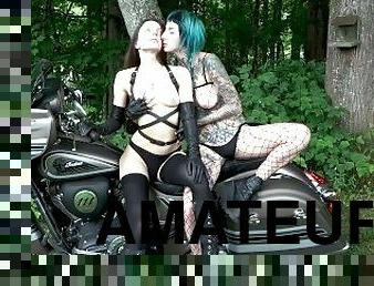 Biker Bitches Take You to the Woods