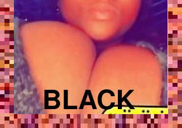 Big Titty Black Girl Teases Snapchaters with TittySnap