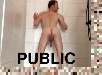 Shower at the public gym