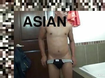Asian Twink Alex Dildo Jacking