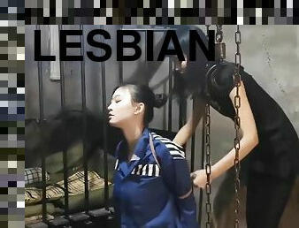 lesbian-lesbian, bdsm-seks-kasar-dan-agresif, stocking-stockings, fetish-benda-yang-dapat-meningkatkan-gairah-sex, bondage-seks-dengan-mengikat-tubuh, penjara-prison, berambut-cokelat