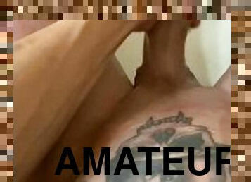 masturbação, amador, tiro-ao-alvo, pénis-grande, gay, punheta, pov, ejaculação, sozinho, virgem