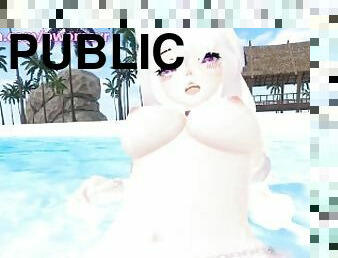 POV: You fuck me on our date at the public Beach VRchat erp, 3D Hentai, Vtuber, ASMR Trailer