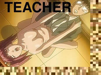 Horny girl fucks shy teacher - Hentai Uncensored