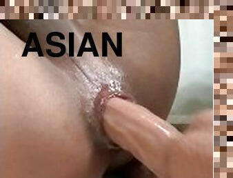 asiatisk, badning, onani, amatør, anal, legetøj, bøsse, afrivning, dildo, bruser