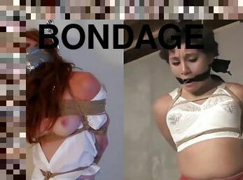 gros-nichons, bdsm, bas, blonde, fétiche, bondage, brunette