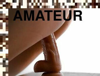 masturbation, orgasm, fitta-pussy, amatör, leksak, blond, dildo, busig, ensam, nunna