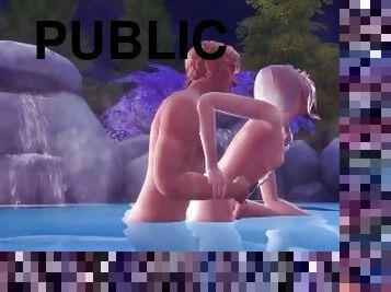 publik, fitta-pussy, anime, hentai, 3d, vild