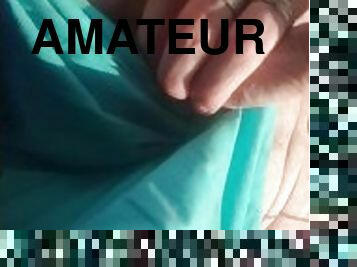 masturbation, public, amateur, énorme-bite, bus, solo, bite, clignotant