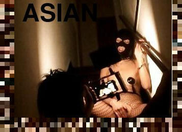 asiatique, ejaculation-sur-le-corps, milf, bdsm, esclave, salope, chienne, hooker, fessée, putain