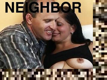 curvy teen fucked by neighbor