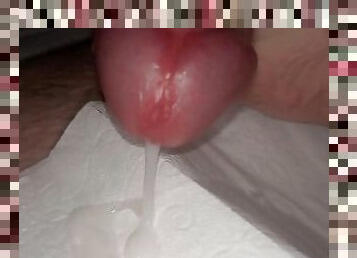 masturbation, amatör, cumshot, gigantisk-kuk, hemmagjord, avrunkning, juckande, sprut, ensam, kuk