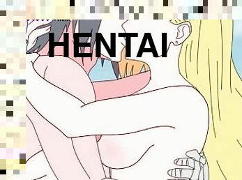 cipka, całowanie, hentai