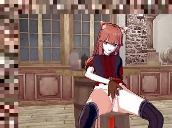 Raphtalia squirts at tavern! (tate no yuusha) (3d hentai)