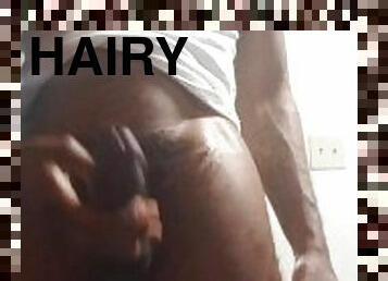 poilue, masturbation, amateur, ébène, ados, branlette, black, fétiche, solo, bite