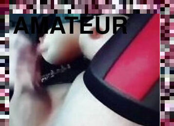 masturbation, amateur, ejaculation-sur-le-corps, douche, solo