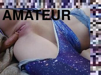 masturbation, chatte-pussy, sport, amateur, ados, culotte, serrée, gode, solo, rasé