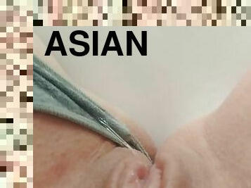 asiatisk, masturbation, fitta-pussy, amatör, anal, brudar, trosor, sprut, brittisk, tight