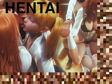 [NAGATORO] Futa Nagatoro fucks her friends for toying with sempai (3D PORN 60 FPS)