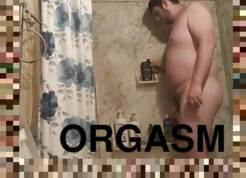 banhos, gordo, grande, masturbação, orgasmo, mijando, amador, adolescente, gay, bbw