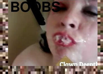 Sexy BBW Clown Deepthroat - PREVIEW