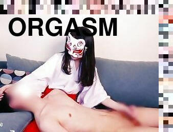 asiatisk, bröstvårtor, orgasm, amatör, japansk, avrunkning, slav, cfnm, sprut, fetisch