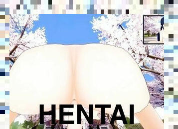 gesichtspunkt, hentai, 3d, kuh-mädchen