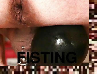 röv, extrem, fisting, gigantisk, masturbation, anal, leksak, gay, tysk, dildo