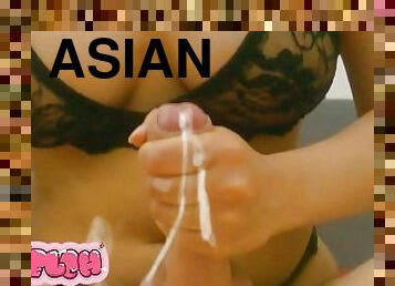 asiatisk, orgasm, kvinnligt-sprut, amatör, anal, cumshot, leksak, pov, syster, dildo