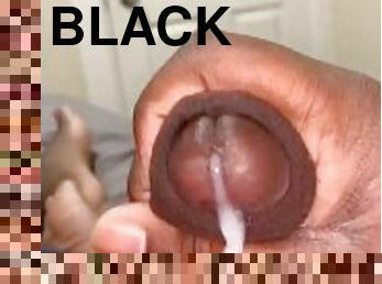 énorme, amateur, ejaculation-sur-le-corps, gay, black, joufflue, point-de-vue, solo, bite