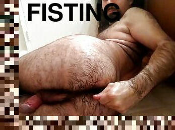 extremo, fisting, masturbação, anal, brinquedo, dildo