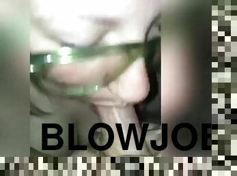 Bwc blowjob on Snapchat from nerdy tinder thot swallows my big load
