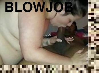 BBW White Girl Blowjob